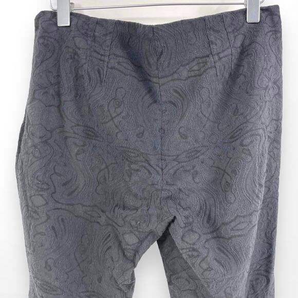 00s CACHE Vintage Black Geometric Print Pull On Pants - Picture 7 of 13